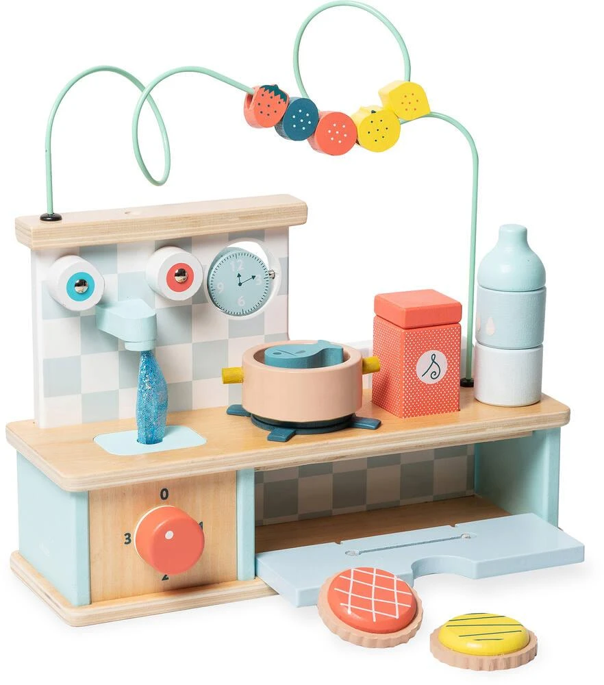 Vilac CUISINE D'ÉVEIL MULTI-ACTIVITÉS EN BOIS