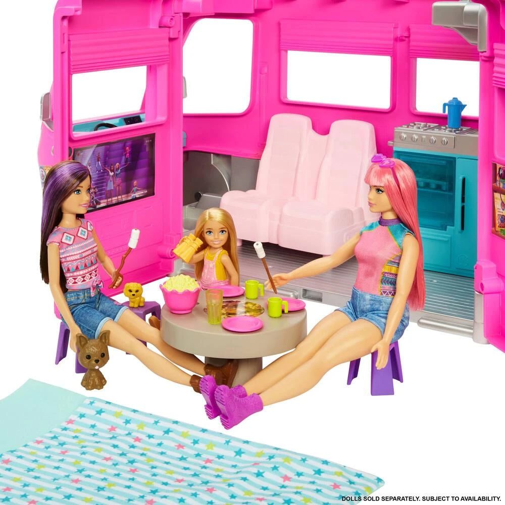 MATTEL MEGA CAMPING-CAR DE BARBIE 5 MATTEL MEGA CAMPING-CAR DE BARBIE – Image 5