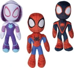 MARVEL - PELUCHE SPIDEY & FRIENDS PHOSPHORESCENT 25 CM