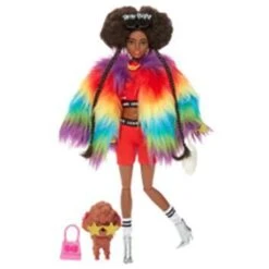 MATTEL POUPEE BARBIE MANTEAU MULTICOLORE
