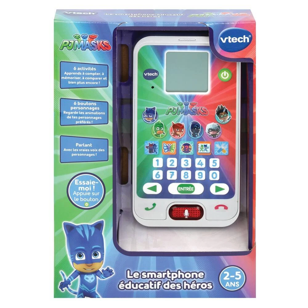 VTech LE SMARTPHONE EDUCATIF DES HEROS - PYJAMASQUES 2 VTech LE SMARTPHONE EDUCATIF DES HEROS - PYJAMASQUES – Image 2