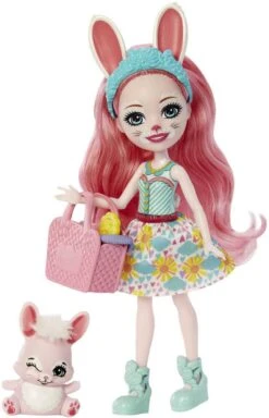 MATTEL ENCHANTIMALS - MEILLEURS AMIS DES BEBES 15 CM - POUPEE BREE BUNNY ET TWIST -Jouets Pour Enfants Boutique 35dac9df343856b67bcd9bc7c9a9327ad3adce13 41107674 03