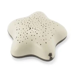 PABOBO PROJECTEUR MUSICAL D'ETOILES RECHARGEABLE BEIGE DANS LES BOIS