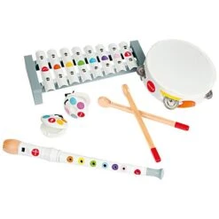 Janod SET MUSICAL CONFETTI- EN BOIS