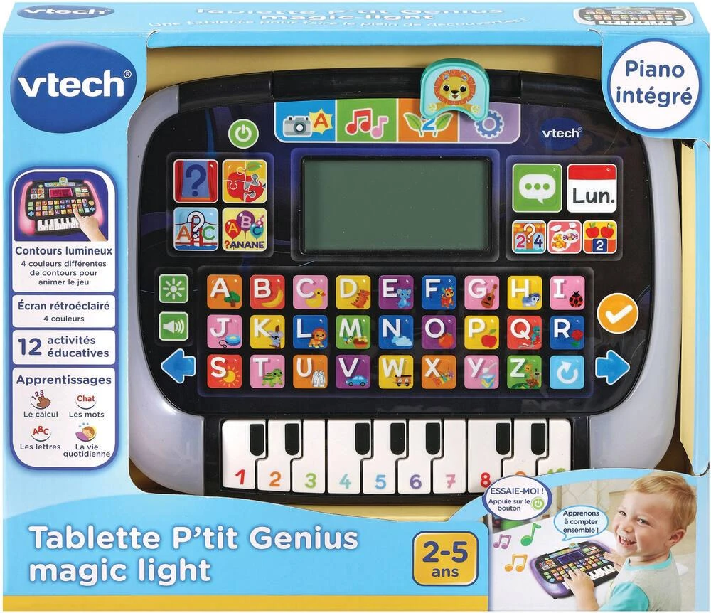 VTech TABLETTE P'TIT GENIUS MAGIC LIGHT 3 VTech TABLETTE P'TIT GENIUS MAGIC LIGHT – Image 3