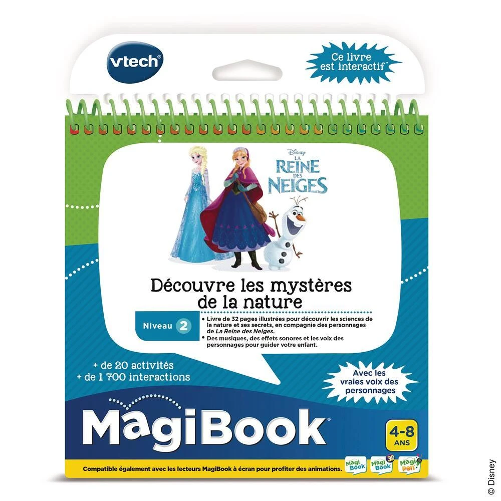 VTech LIVRE MAGIBOOK - DECOUVRE LES MYSTERES DE LA NATURE - LA REINE DES NEIGES 1 VTech LIVRE MAGIBOOK - DECOUVRE LES MYSTERES DE LA NATURE - LA REINE DES NEIGES