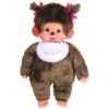 Bandai PELUCHE MONCHHICHI FILLE ROSE 45 CM