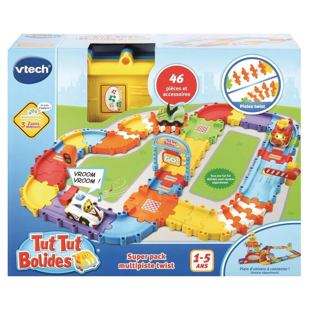 VTech TUT TUT BOLIDES - SUPER PACK MULTIPISTES TWIST 2 VTech TUT TUT BOLIDES - SUPER PACK MULTIPISTES TWIST – Image 2