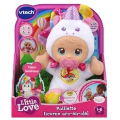 VTech LITTLE LOVE - POUPON PAILLETTE LICORNE ARC-EN-CIEL 30 CM -Jouets Pour Enfants Boutique 5d687aea90e019c6de809c59c9d566aecfc889ce 10040642 03