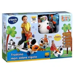 VTECH BABY - TROTTINO MON ZEBRE RIGOLO -Jouets Pour Enfants Boutique 600d43cbe15d0de56543bde4c8eec09283b92575 02040341 03