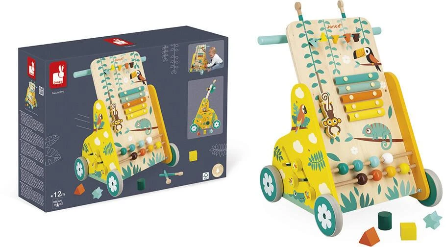 Janod CHARIOT MULTI-ACTIVITÉS 2 Janod CHARIOT MULTI-ACTIVITÉS – Image 2