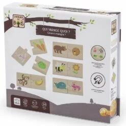 PUZZLE EN BOIS 24 PIECES - QUI MANGE QUOI ? -Jouets Pour Enfants Boutique 76eaeadd559bfa467e8bd30068c061cdb35ec0fa 04024487 03