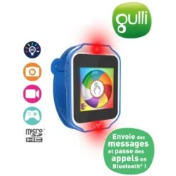 MONTRE INTERACTIVE ET LUMINEUSE KURIO GULLI BLEU