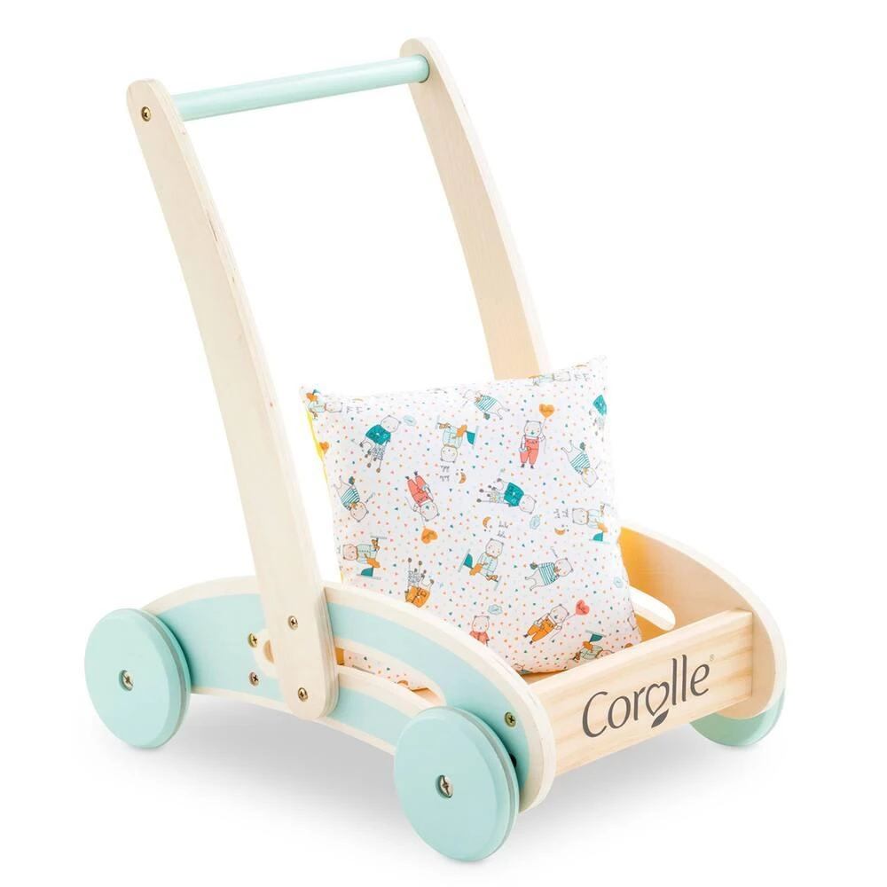 Corolle BB30 CHARIOT DE MARCHE EN BOIS 2 Corolle BB30 CHARIOT DE MARCHE EN BOIS – Image 2