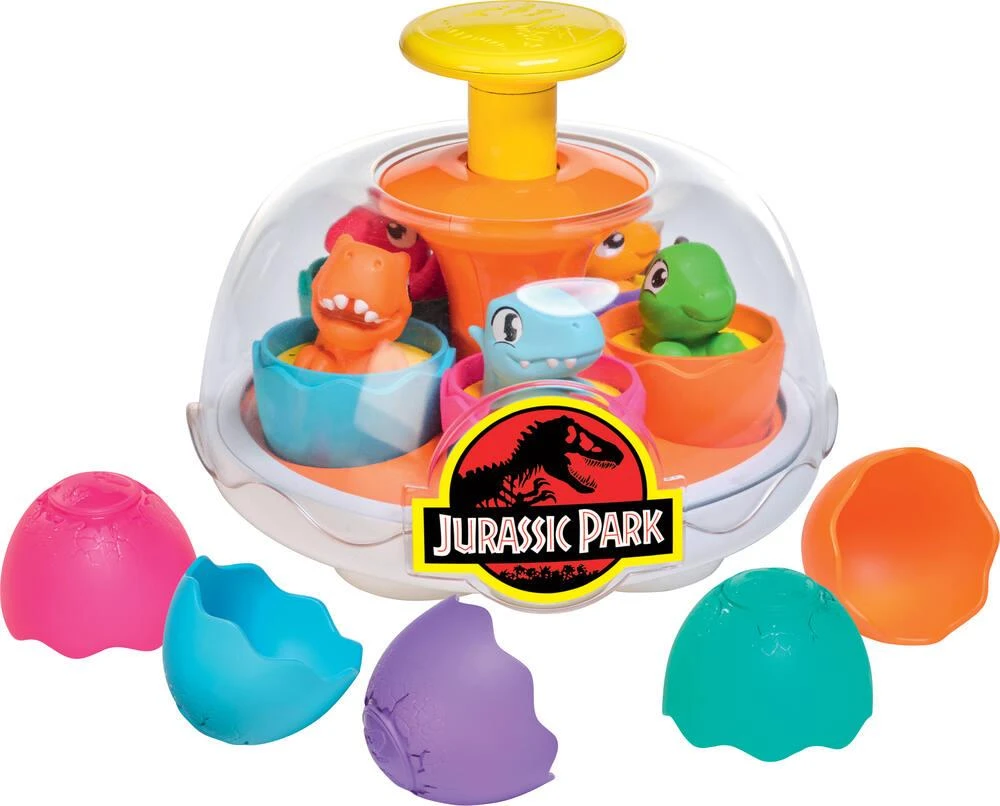Tomy JURASSIC WORLD - TOUPIE DINO TOURNE ET POP - TOOMIES 1 Tomy JURASSIC WORLD - TOUPIE DINO TOURNE ET POP - TOOMIES