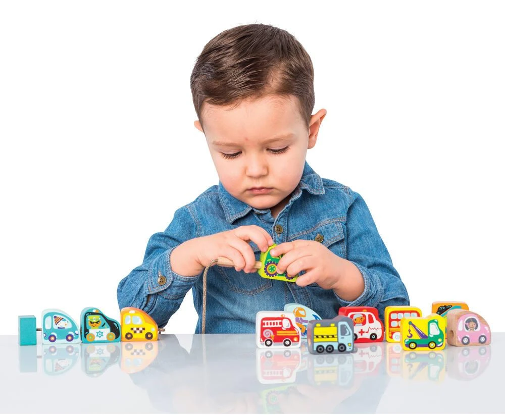 ELEMENTS BOIS A ENFILER - VEHICULES 4 ELEMENTS BOIS A ENFILER - VEHICULES – Image 4