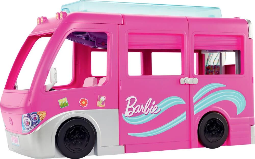 MATTEL MEGA CAMPING-CAR DE BARBIE 1 MATTEL MEGA CAMPING-CAR DE BARBIE