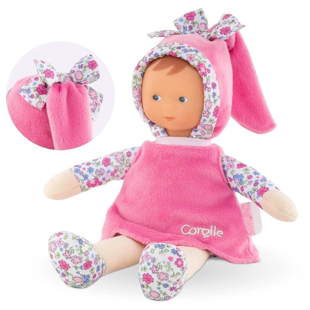 DOUDOU MISS ROSE FLEURS 25 CM COROLLE MON DOUDOU 1 DOUDOU MISS ROSE FLEURS 25 CM COROLLE MON DOUDOU