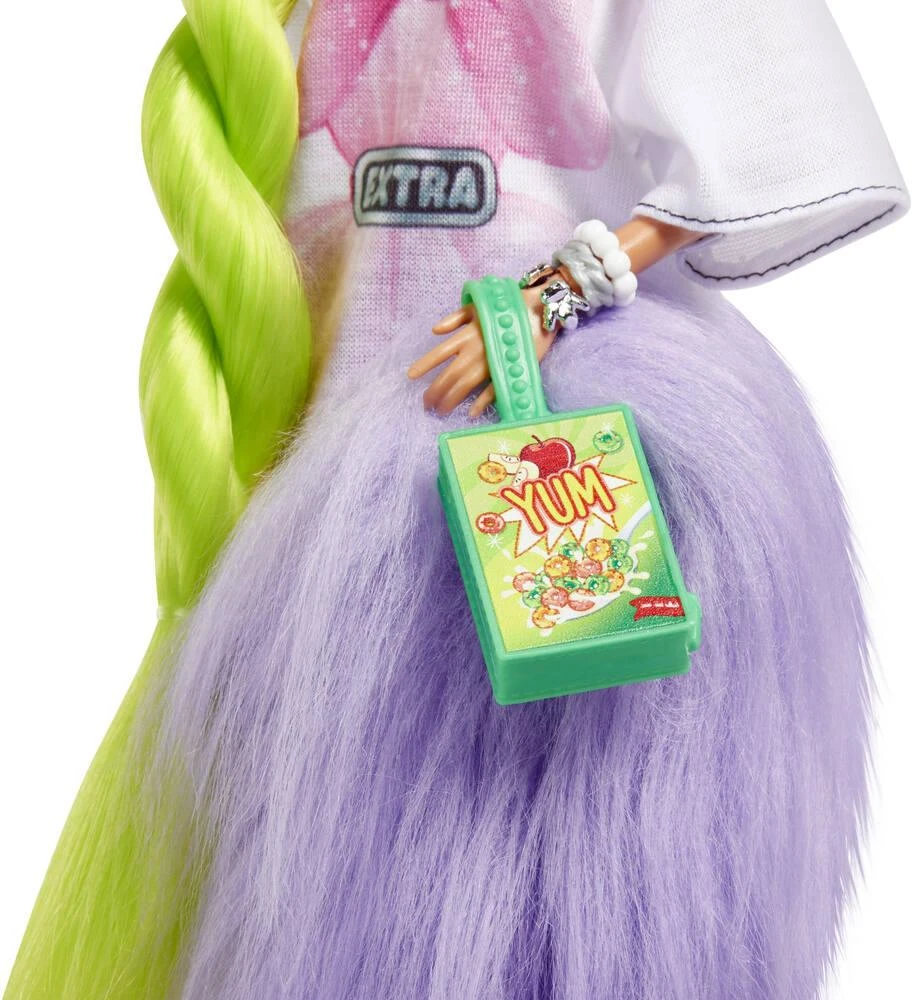 MATTEL POUPEE BARBIE EXTRA NATTE VERT FLUO 5 MATTEL POUPEE BARBIE EXTRA NATTE VERT FLUO – Image 5