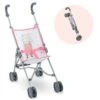 BB36/42 POUSSETTE CANNE ROSE - COROLLE ACCESSOIRES