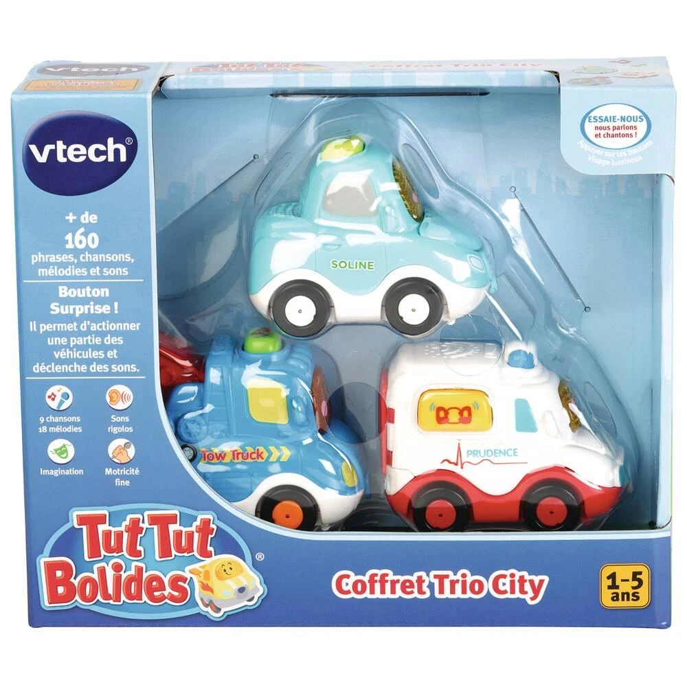 VTech TUT TUT BOLIDES - COFFRET TRIO CITY 2 VTech TUT TUT BOLIDES - COFFRET TRIO CITY – Image 2