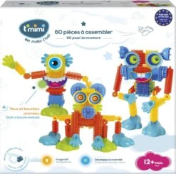 COFFRET 60 PIECES A ASSEMBLER - LE P'TIT MONSTRE -Jouets Pour Enfants Boutique c83df153fd62eacf4e800a555ce7e61c2a581de3 41053960 03