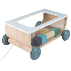 Janod CHARIOT DE CUBES SWEET COCOON EN BOIS
