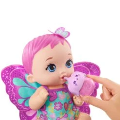 MATTEL MY GARDEN BABY - POUPON BÉBÉ PAPILLON ROSE BOIT ET FAIT PIPI -Jouets Pour Enfants Boutique d1945829f8aa242975156aec658f7344d0fb1eca 41000601 04