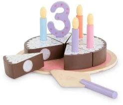BB36/42 GATEAU ANNIVERSAIRE BOIS -COROLLE ACCESSOIRES