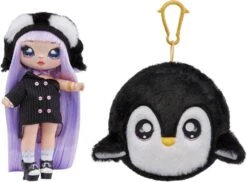 MGA Entertainment NA NA NA SURPRISE - POUPEE 2-IN-1 COZY SERIES - LAVENDER PENGUIN