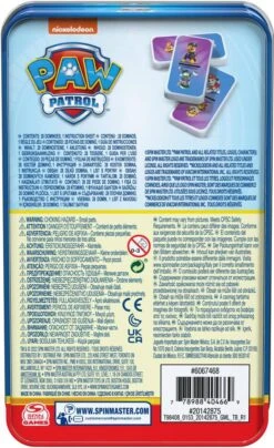SPIN MASTER BOITE METAL DOMINOS LA PAT' PATROUILLE -Jouets Pour Enfants Boutique f23cafab31279c28fb0aa0b47a64eac11aa82b5d 41103097 04