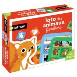 Nathan LOTO DES ANIMAUX FAMILIERS -Jouets Pour Enfants Boutique f28633e99d3697b63ee9ff163d0d7554953b064d 04061363 03