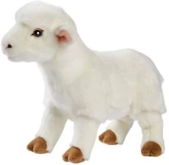 Anima PELUCHE AGNEAU BLANC 28 CM